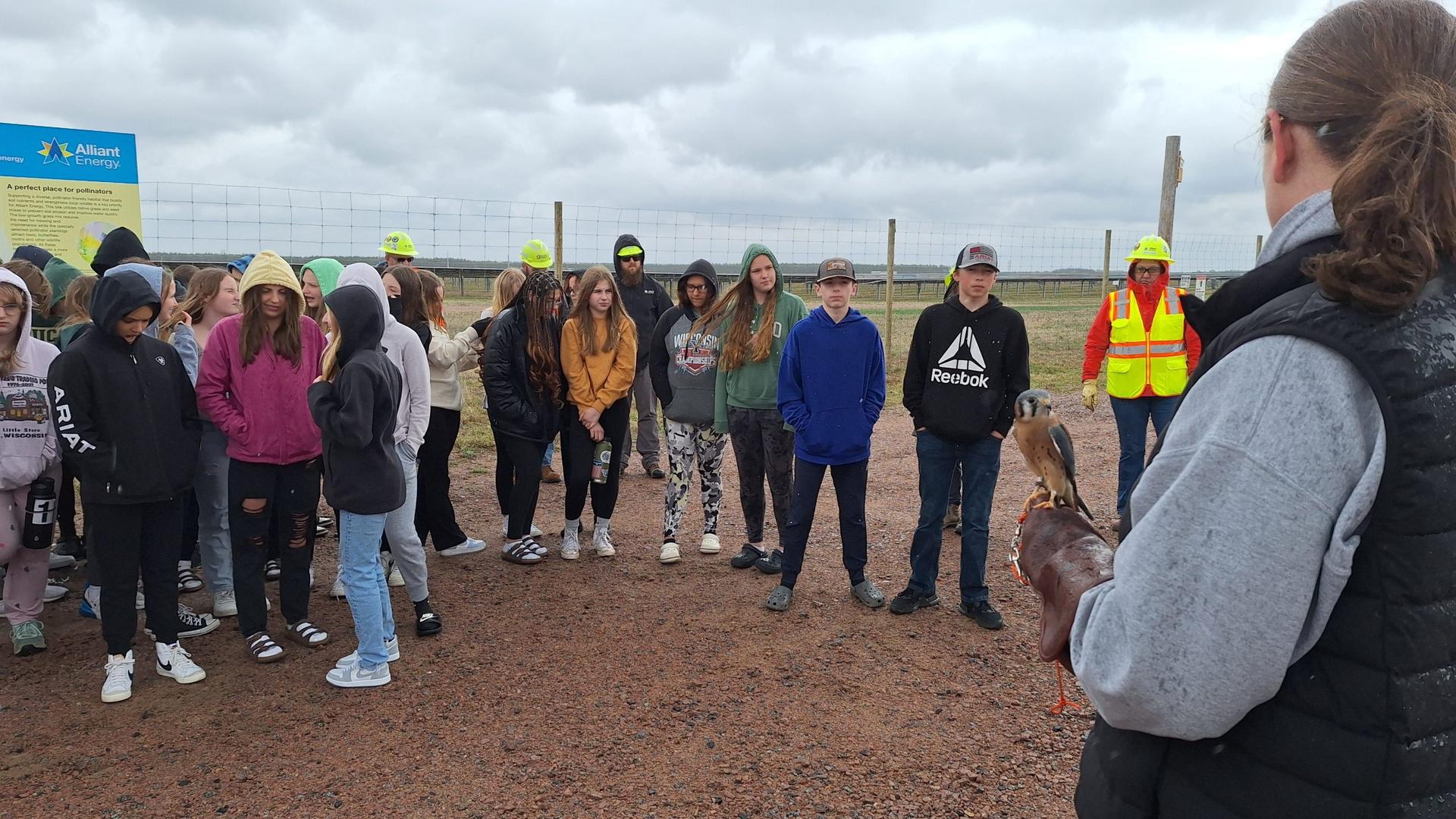 Wood County Solar Project Hosts Nekoosa Middle School Students
