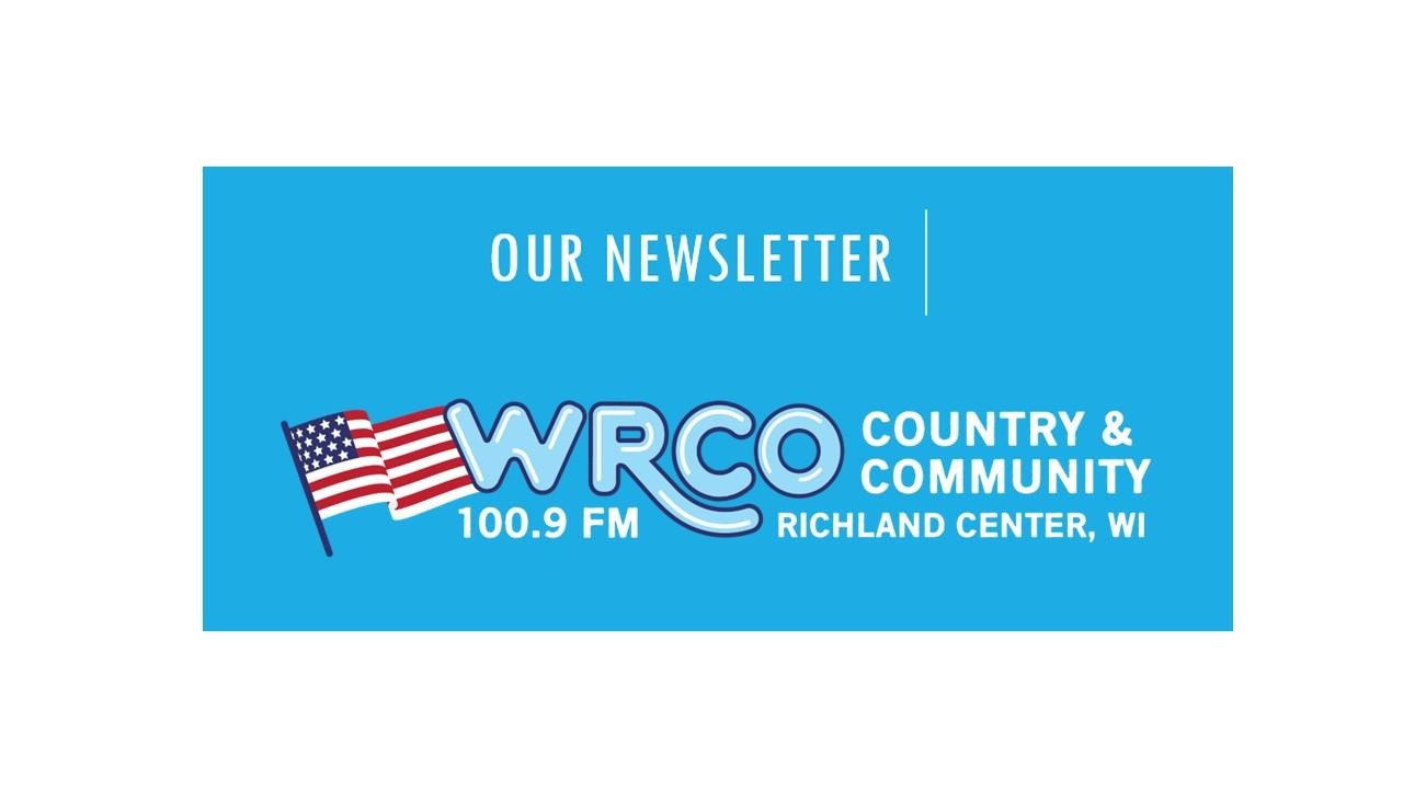 Thursdays WRCO WRCE Newsletter