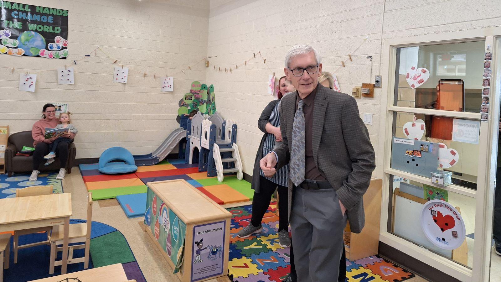 Governor Evers Visits Wood County Head Start