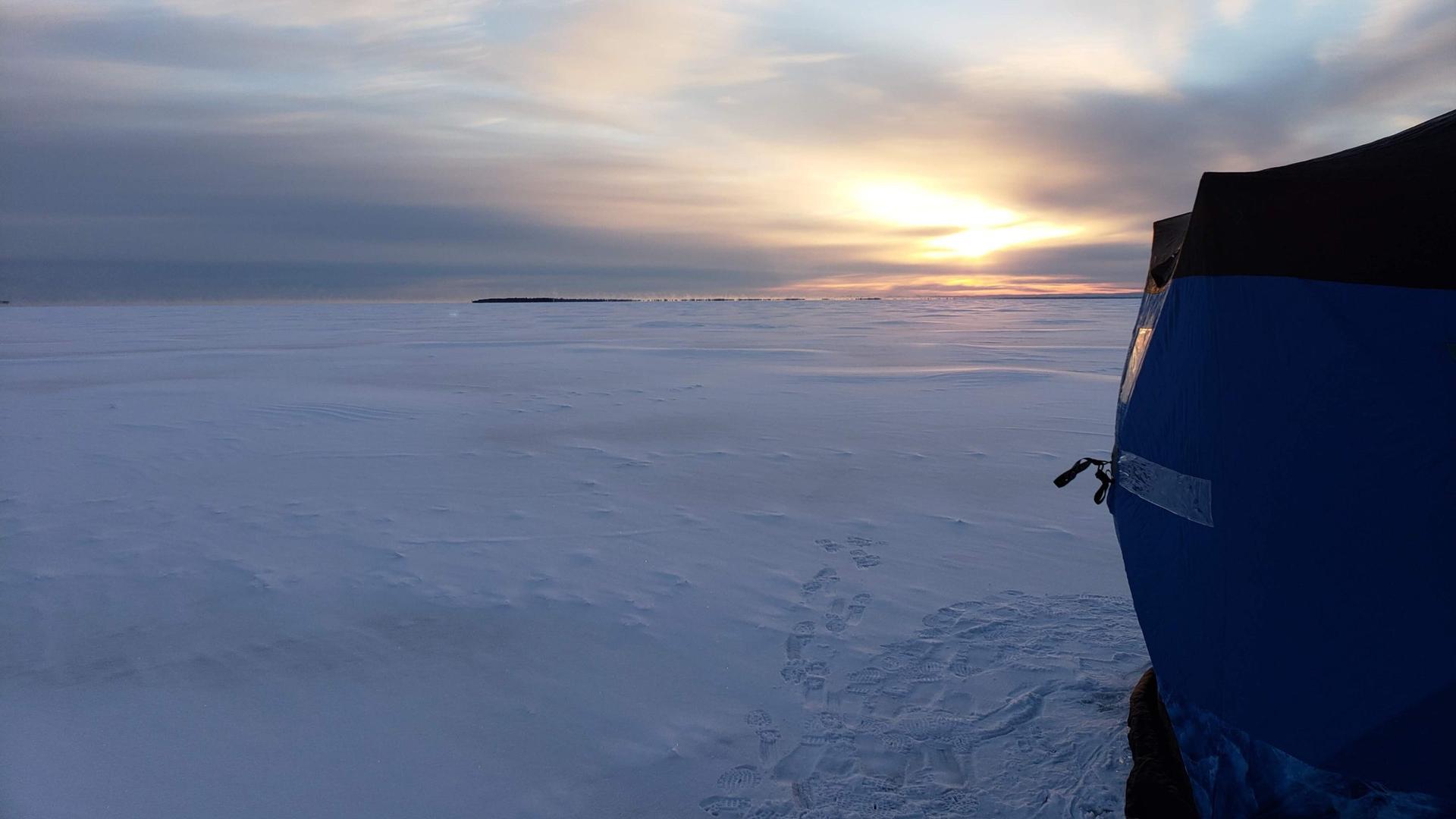 Frozen Lake Alert: Fluctuating Temps Take Thickness