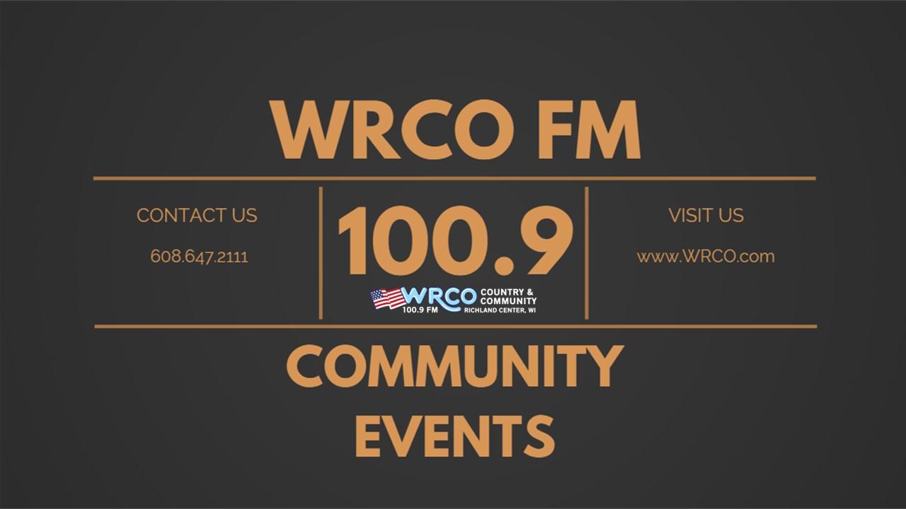 Midweek events in our area