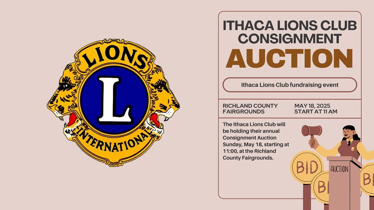Ithaca Lions to host annual Consignment Auction