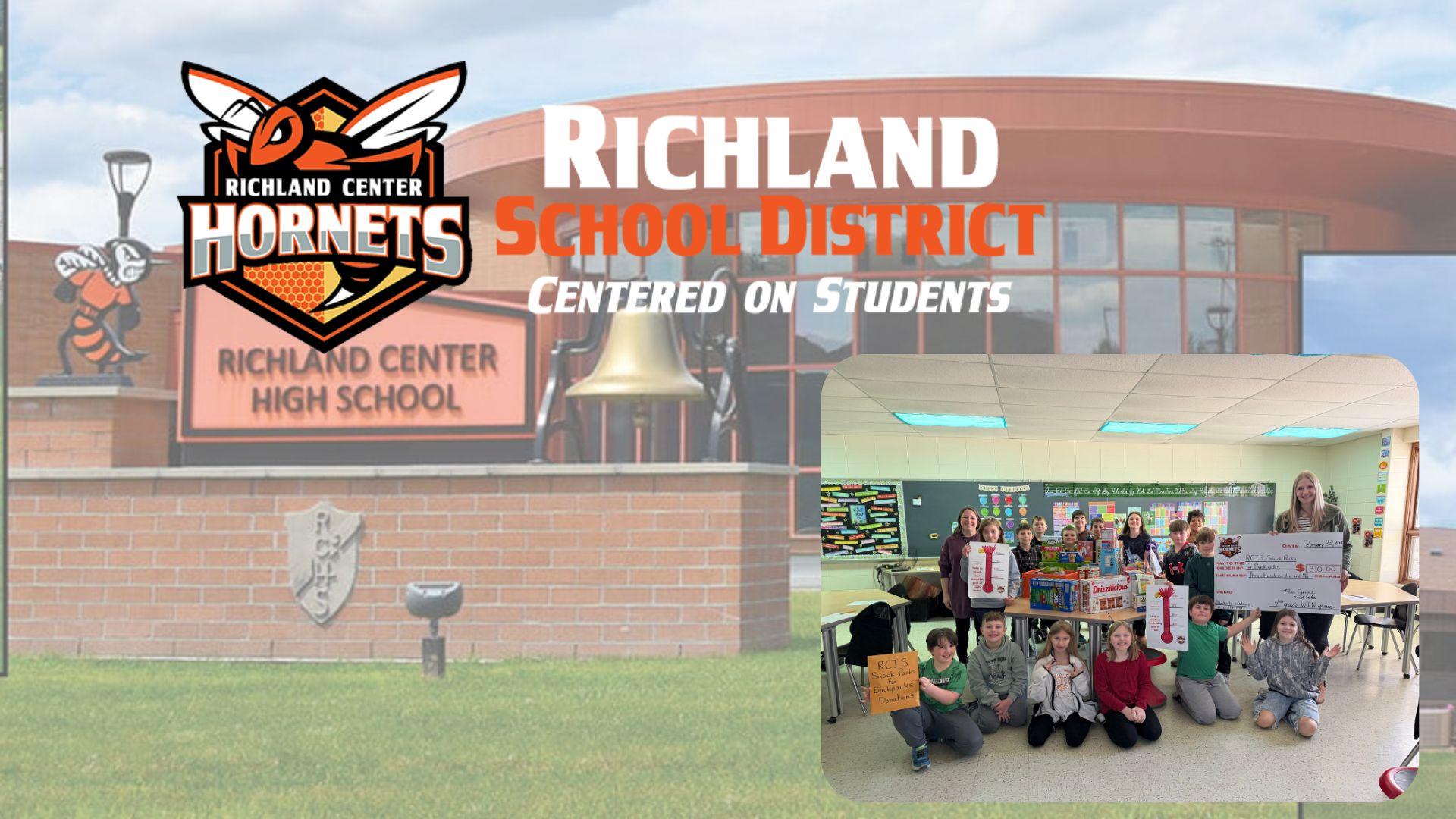 Richland Fourth Graders Lead Successful Food Drive to Support Local Students 