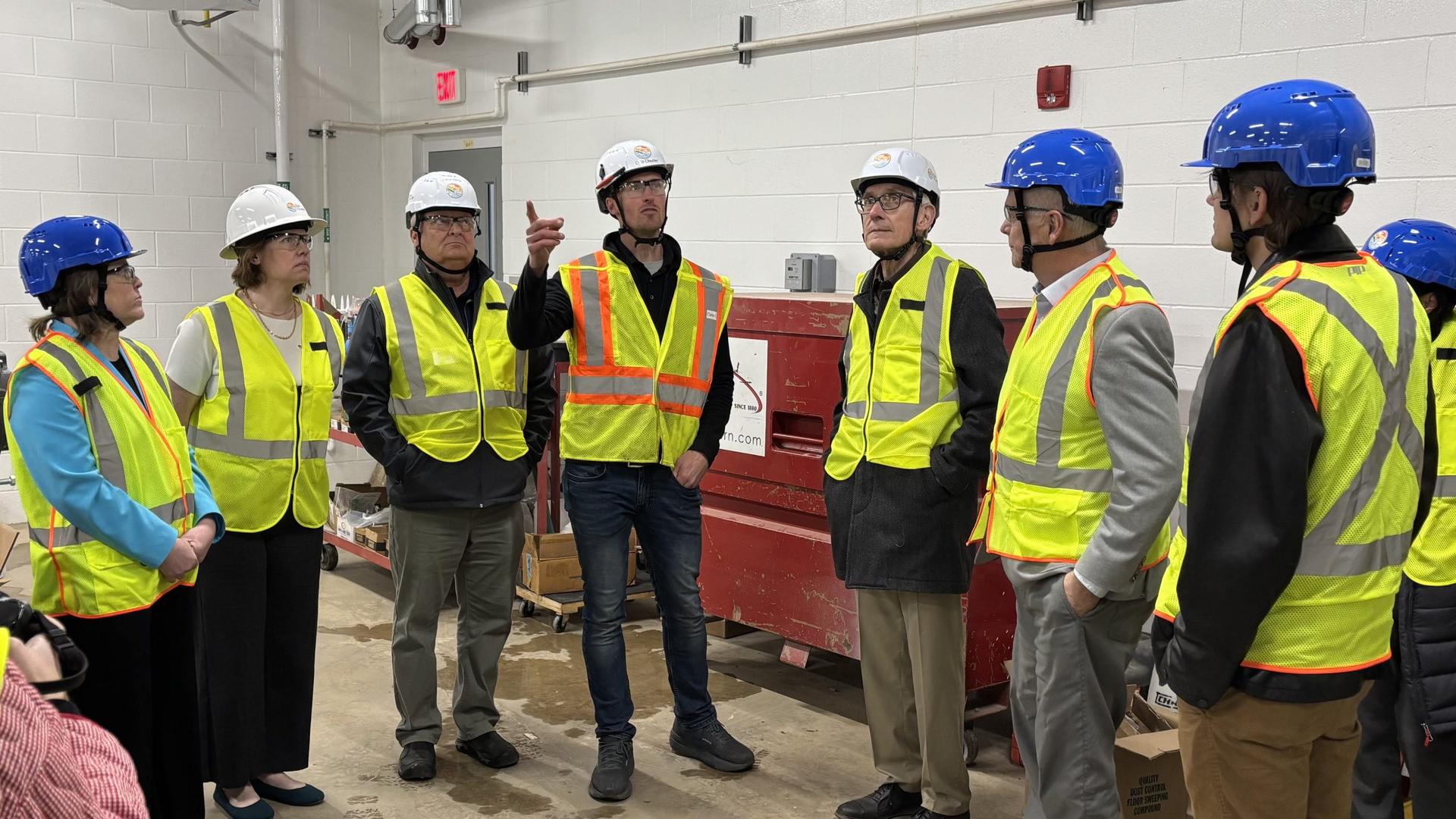 Eau Claire Water Treatment Plant Hosts Governor Evers on PFAS