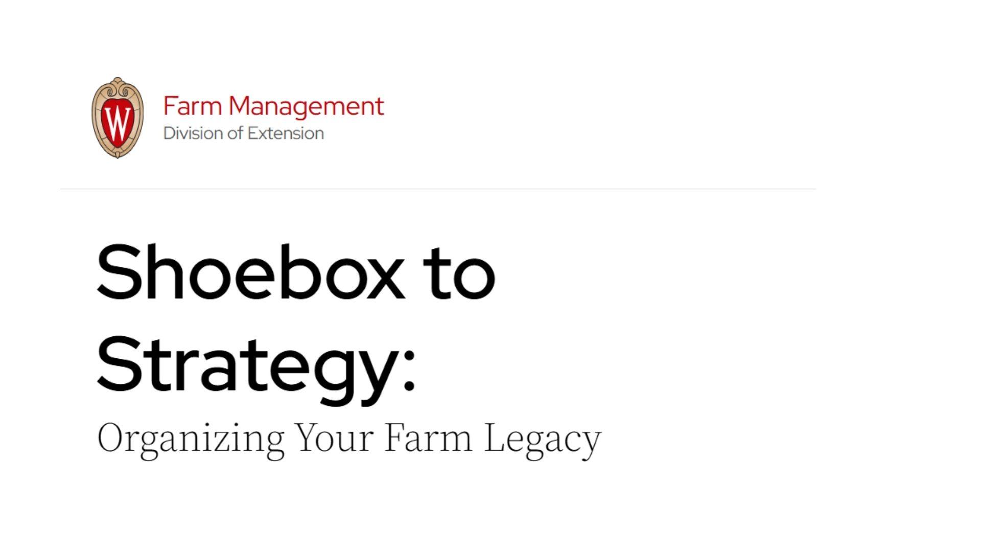 Farmers can learn organize their important documents and financial information during workshop